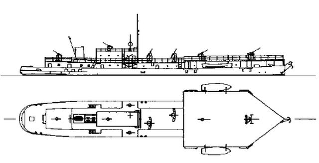 Silhouette du Sperrbrecher 193 ex Albrecht Dürer