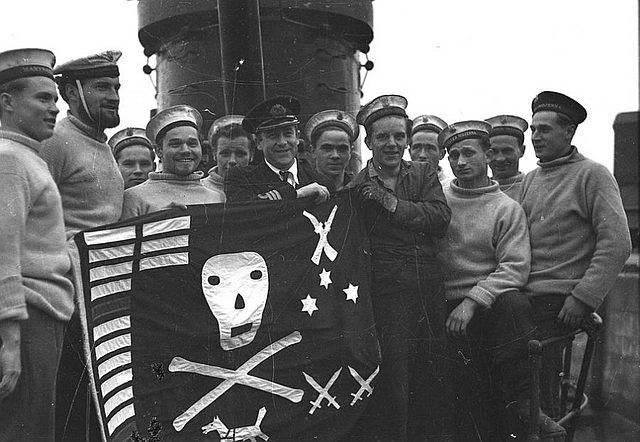 Jolly Roger du ORP DZIK © IWM