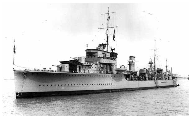 H.M.S. Exmouth © National Maritime Museum