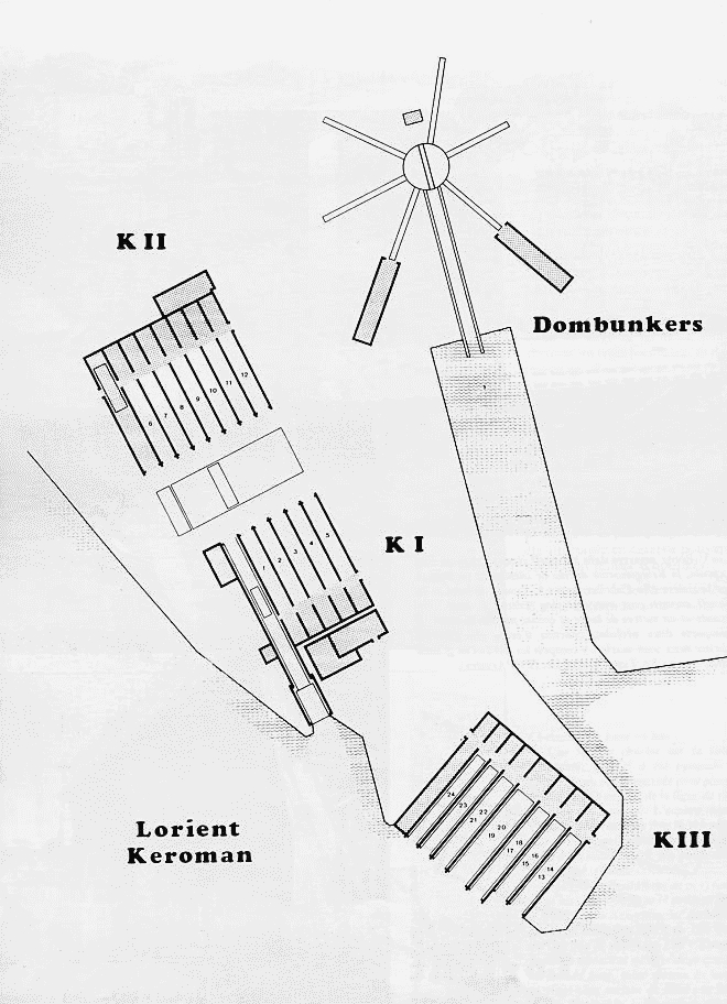 Alvéoles de la Base Sous-Marine de Kéroman