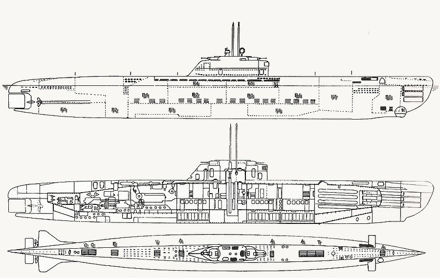 Plans du Type XXI