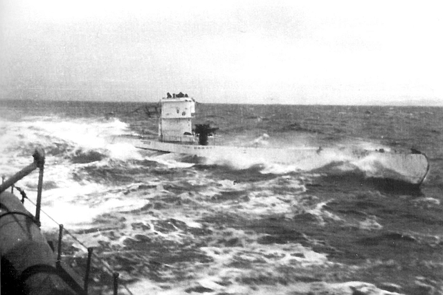 L'U-302 au retour du Spitzberg