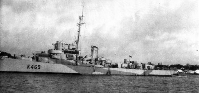 Le H.M.S. Bullen en été 1944 (© BfZ)