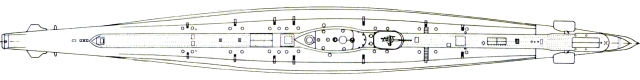 Silhouette de sous-marin Classe O