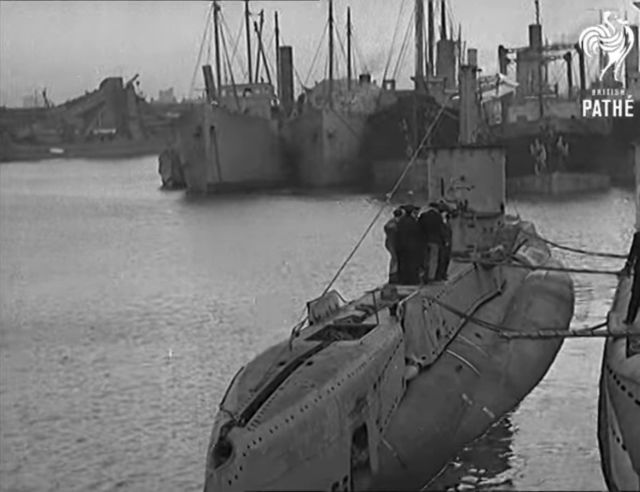 H.M.S. Spearfish (© British Pathé)