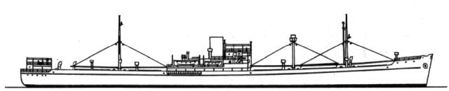 Silhouette du M.S. Anneliese Essberger