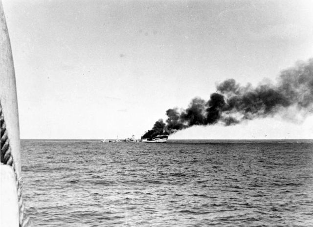 Sabordage du M.S. Irene ex Silvaplana (© IWM)