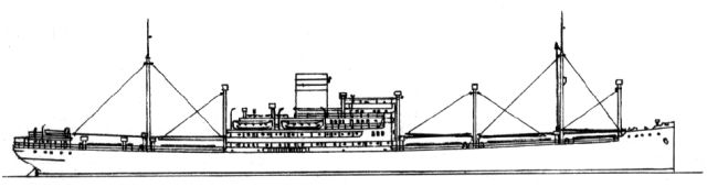 Silhouette du M.S. Portland