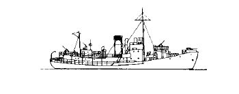 Silhouette des Treff I-III, VI en 1941